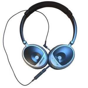 BOSE On-Ear Headphones Wired Foldable Triport OE Black Silver‎ Working Good